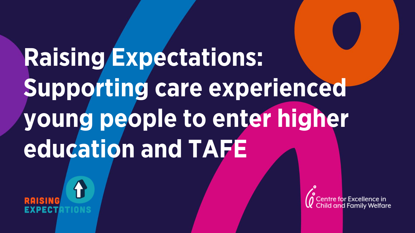 Supporting care experienced young people to enter post-secondary education