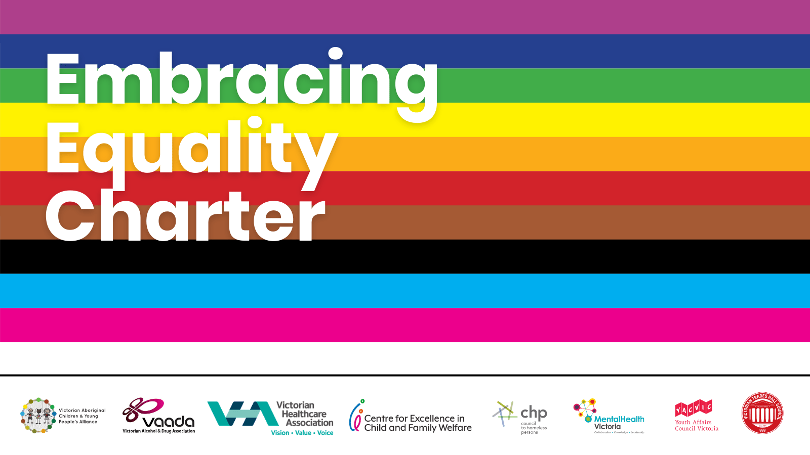 ‘Australian first’ – Victoria’s social peaks pledge to support LGBTIQ+ communities with Embracing Equality Charter