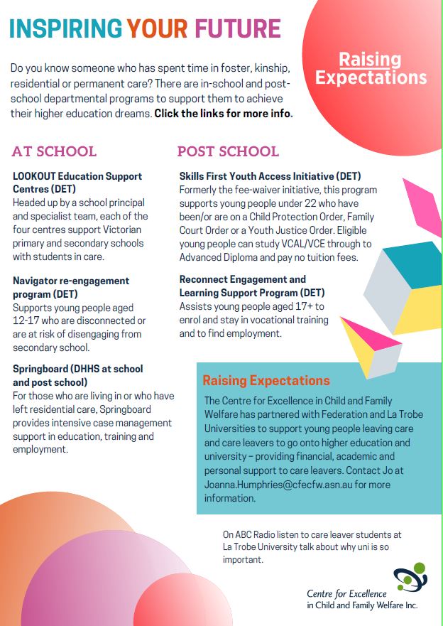 Education support – in school and beyond