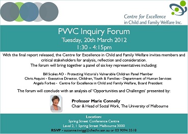 Inquiry forum set for 20 March