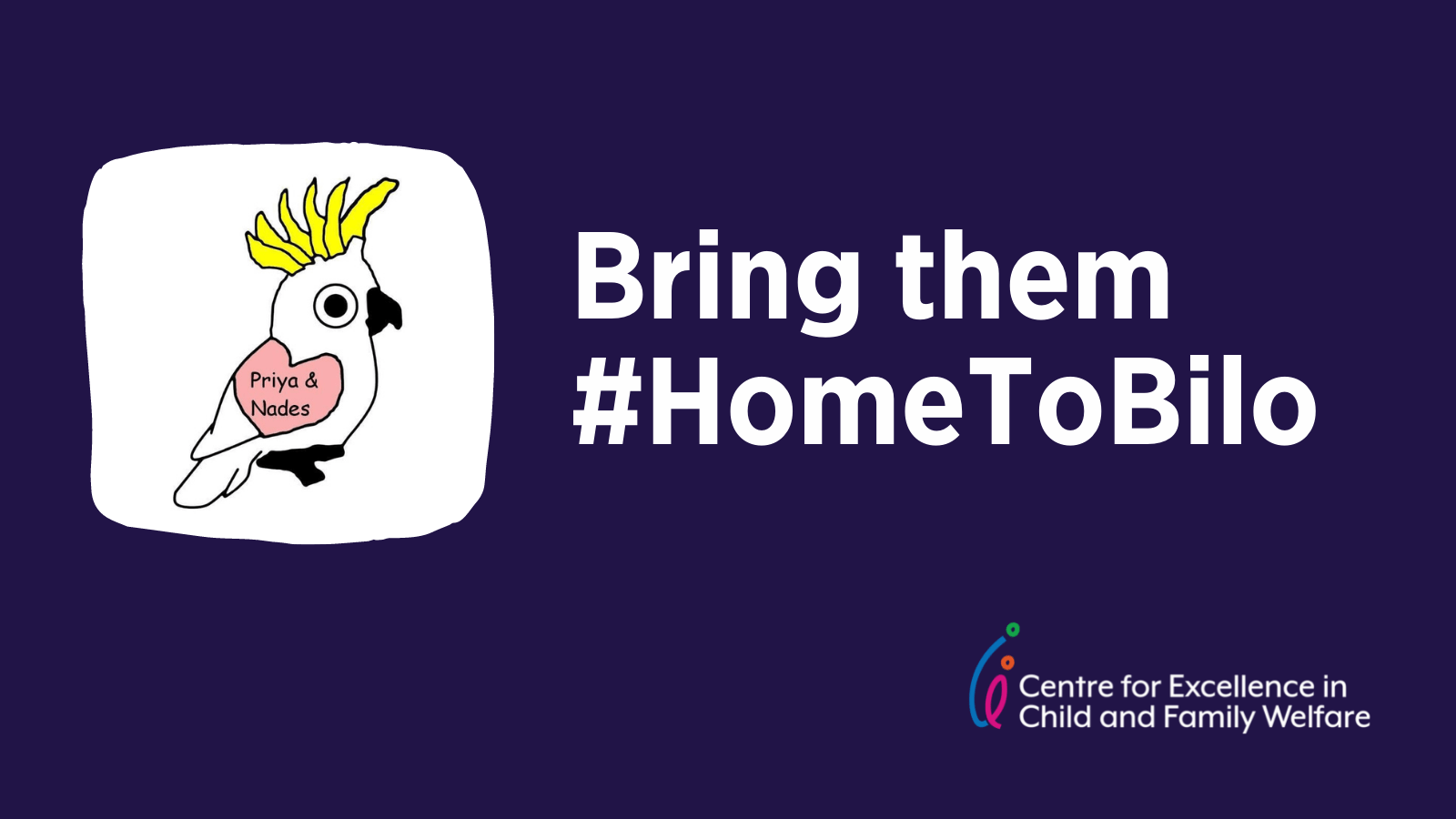 Let’s bring the Murugappan family #HomeToBilo