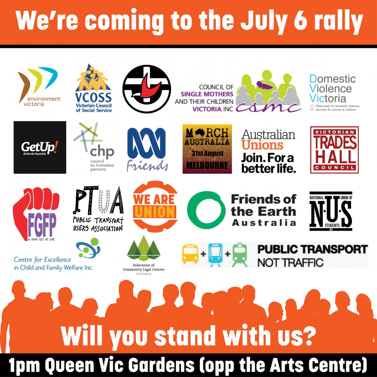 Our community counts – Sunday 6 July 2014