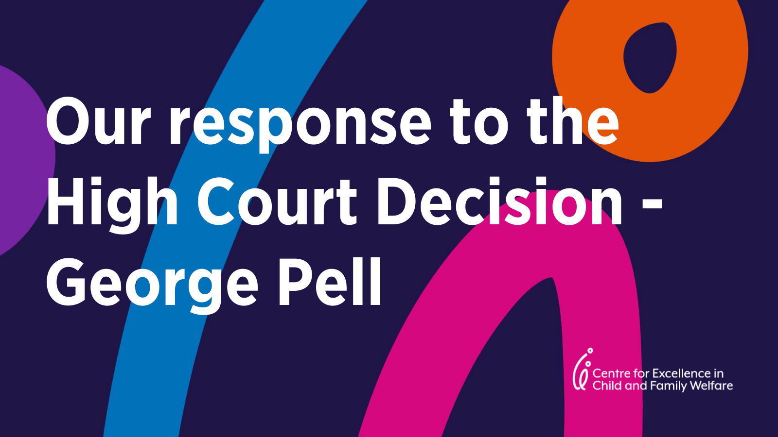 Response to High Court Decision – George Pell