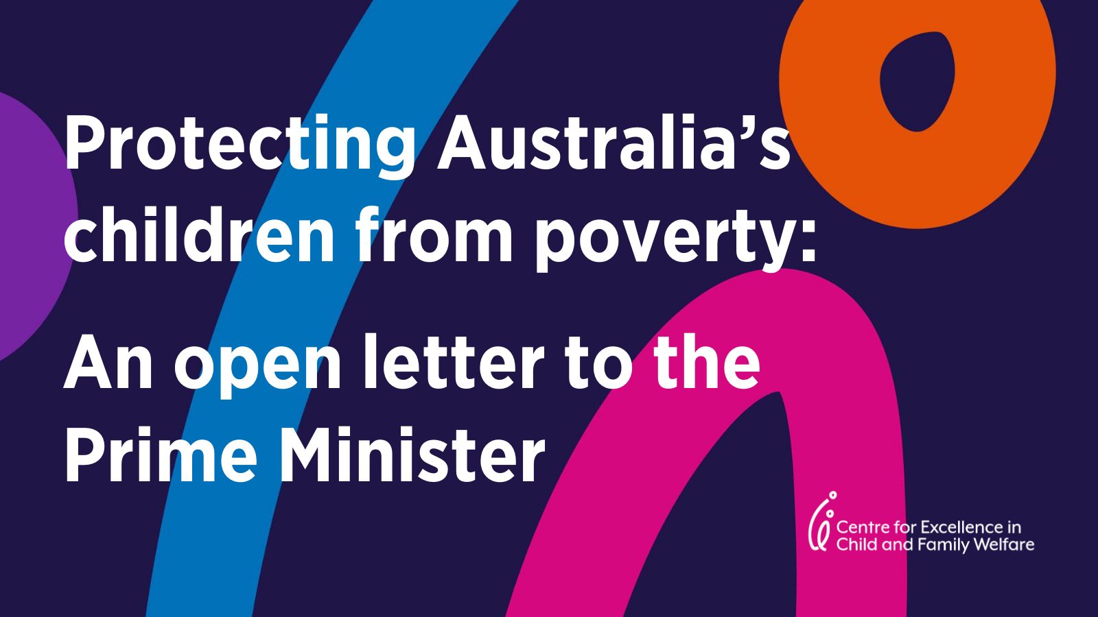 Protecting Australia’s children from poverty: An open letter to the Prime Minister