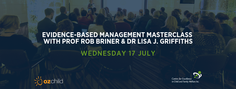 Evidence-Based Management Masterclass with Prof Rob Briner & Dr Lisa J. Griffiths