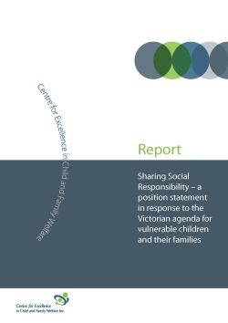 Sharing Social Responsibility – Position Paper
