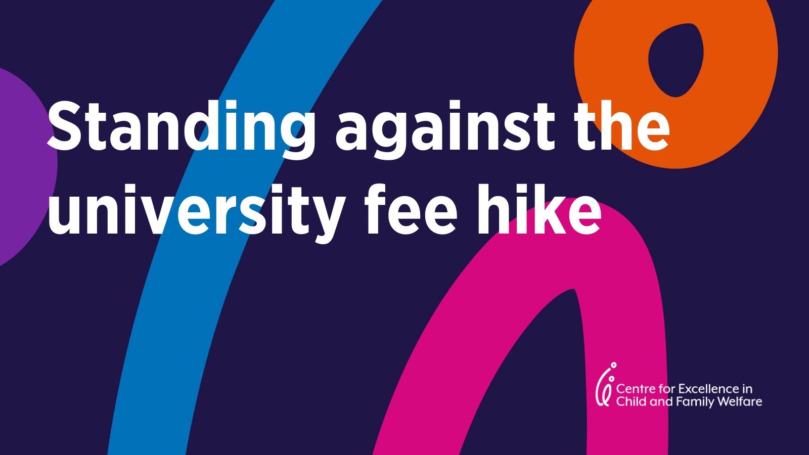 Standing against the university fee hike
