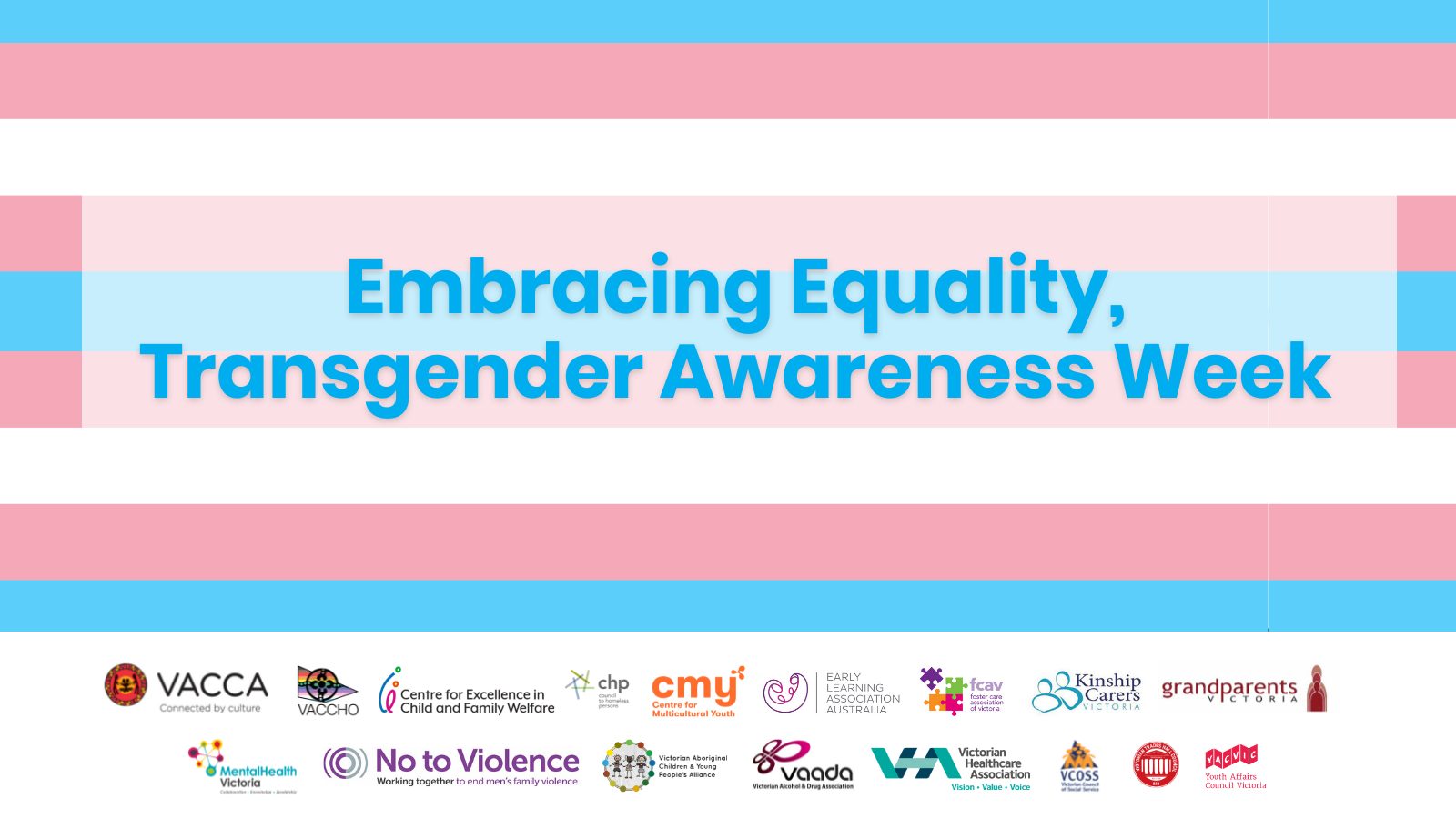 Standing in Solidarity – Transgender Awareness Week